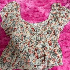 Arizona Jean Company Floral Blouse